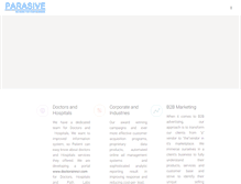 Tablet Screenshot of parasive.com